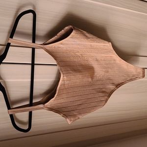 Bodycon Bodysuit size M- Bronze color